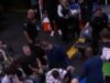 Brutal moment NBA referee leaves game in a wheelchair after suffering heartbreaking injury NBA referee Bill Kennedy left Friday's game in a wheelchair
