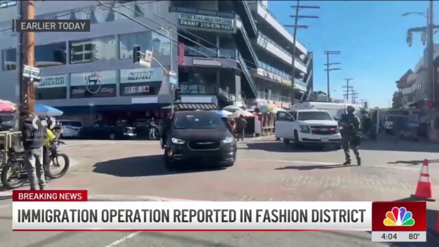 Immigration operation reported in Fashion District – NBC Los Angeles