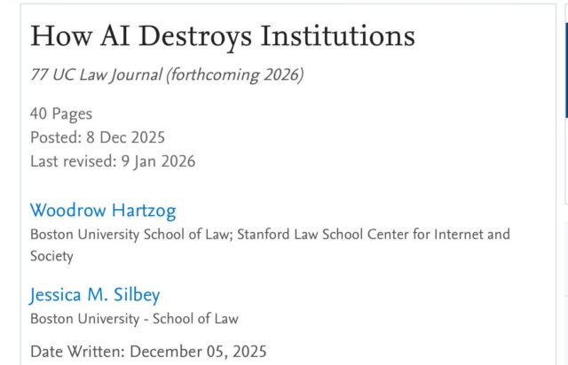 How Generative AI is destroying society