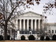 Trump Faces Supreme Court Battles The Supreme Court stands is Washington.