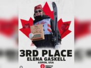 Vernon Skier Wins World Cup Podium Vernon’s Elena Gaskell won bronze at the Freestyle Skiing Slopestyle World Cup event in Aspen, Col. Friday, Jan. 9. (Instagram photo)