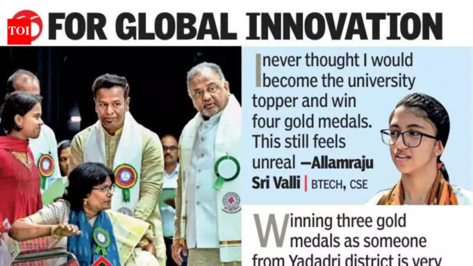 AI Revolution Begins at JNTUH Convocation JNTUH reaffirms tech,AI push at convocation | Hyderabad News