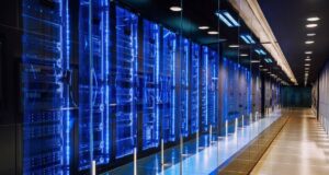 Arm Holdings Stock to Skyrocket A corridor in a data center.