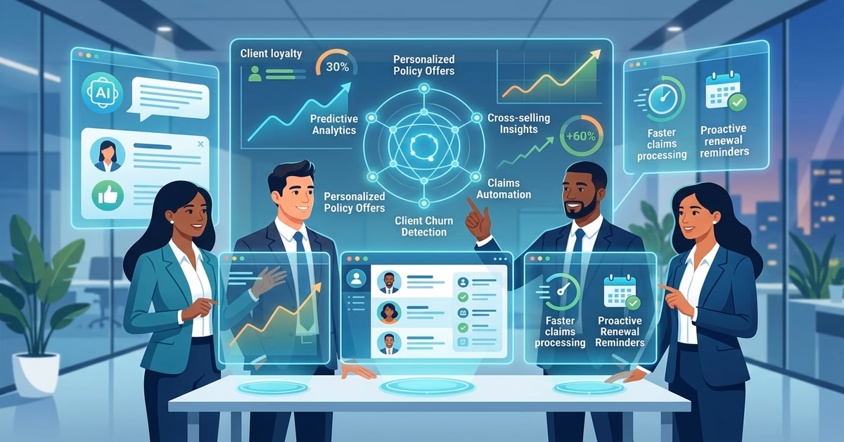 best ai automation tools for insurance brokers client retention featured image