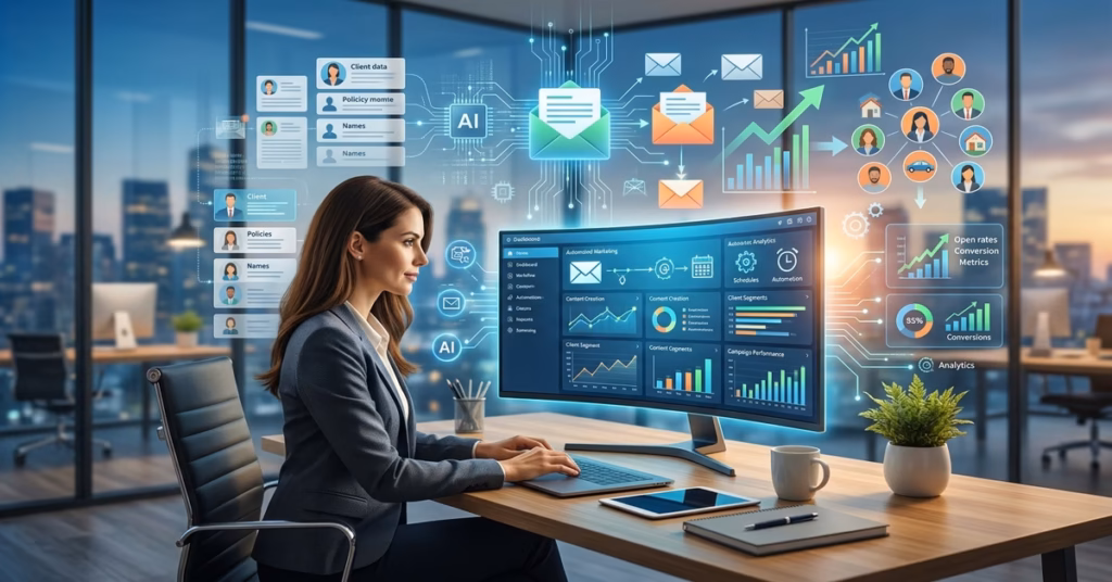 best ai automation tools for insurance brokers email marketing featured image