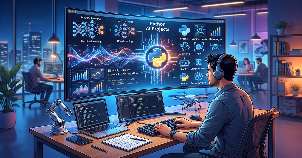 python ai projects featured image