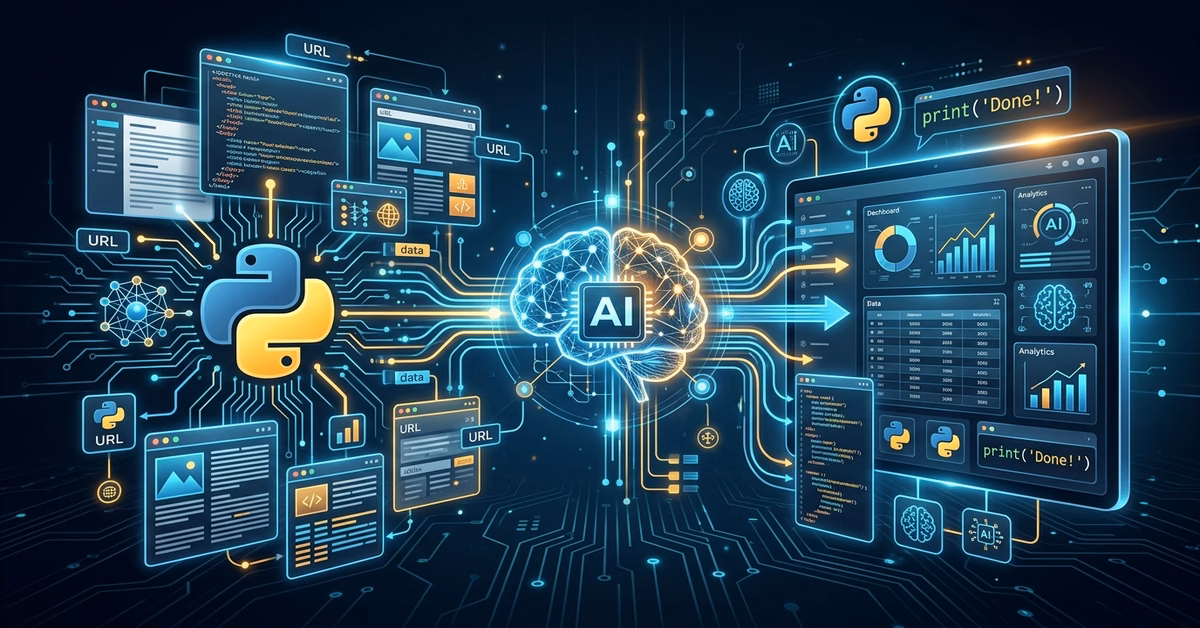 python ai web scraping featured image